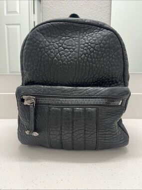 AllSaints Rally Backpack 100% Lamb Leather Rare